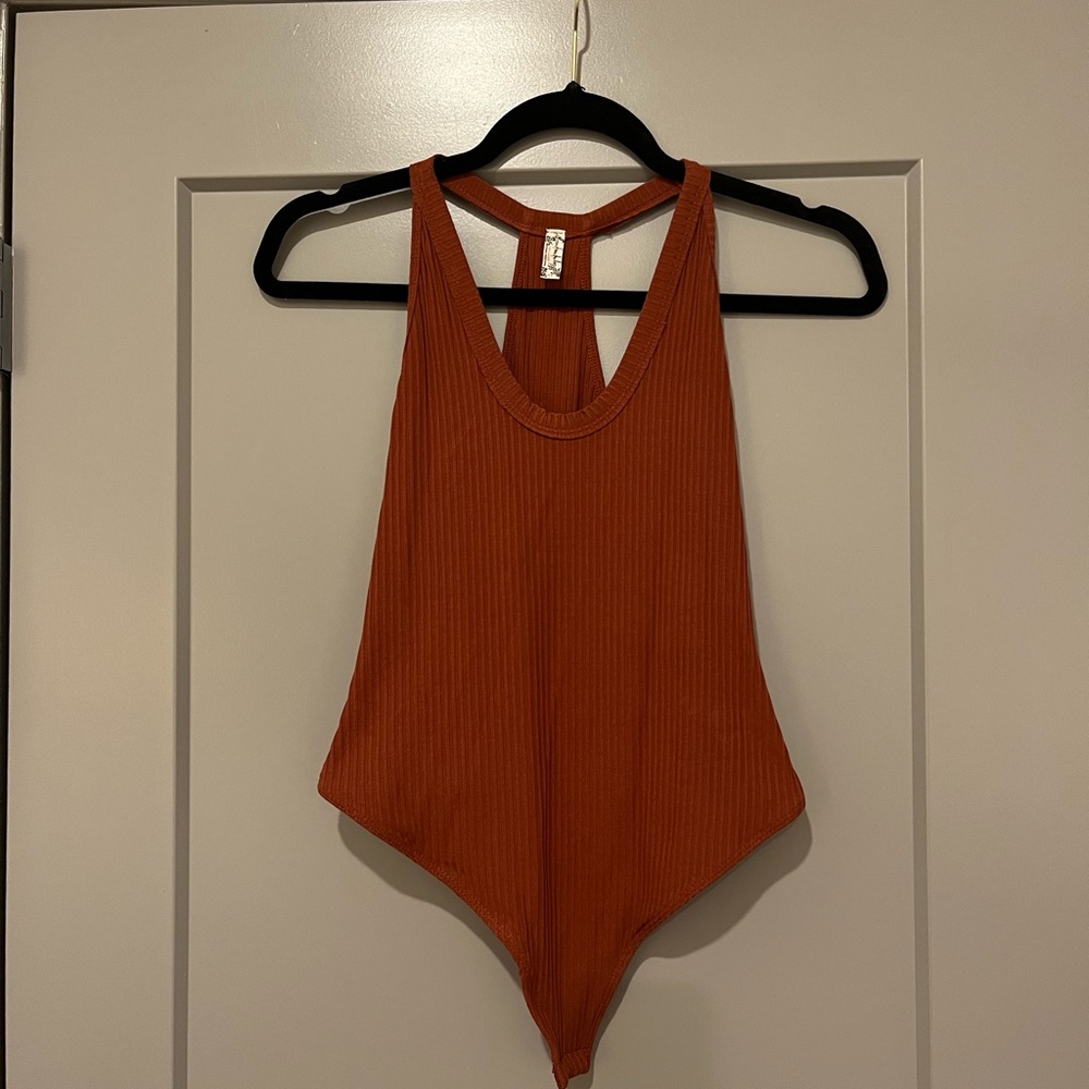 Free People Rust Bodysuit